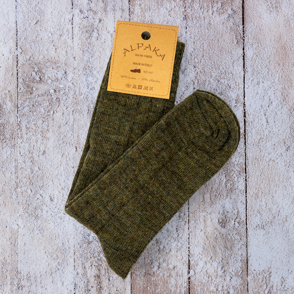 Calze Alpaca leggere - Verdi