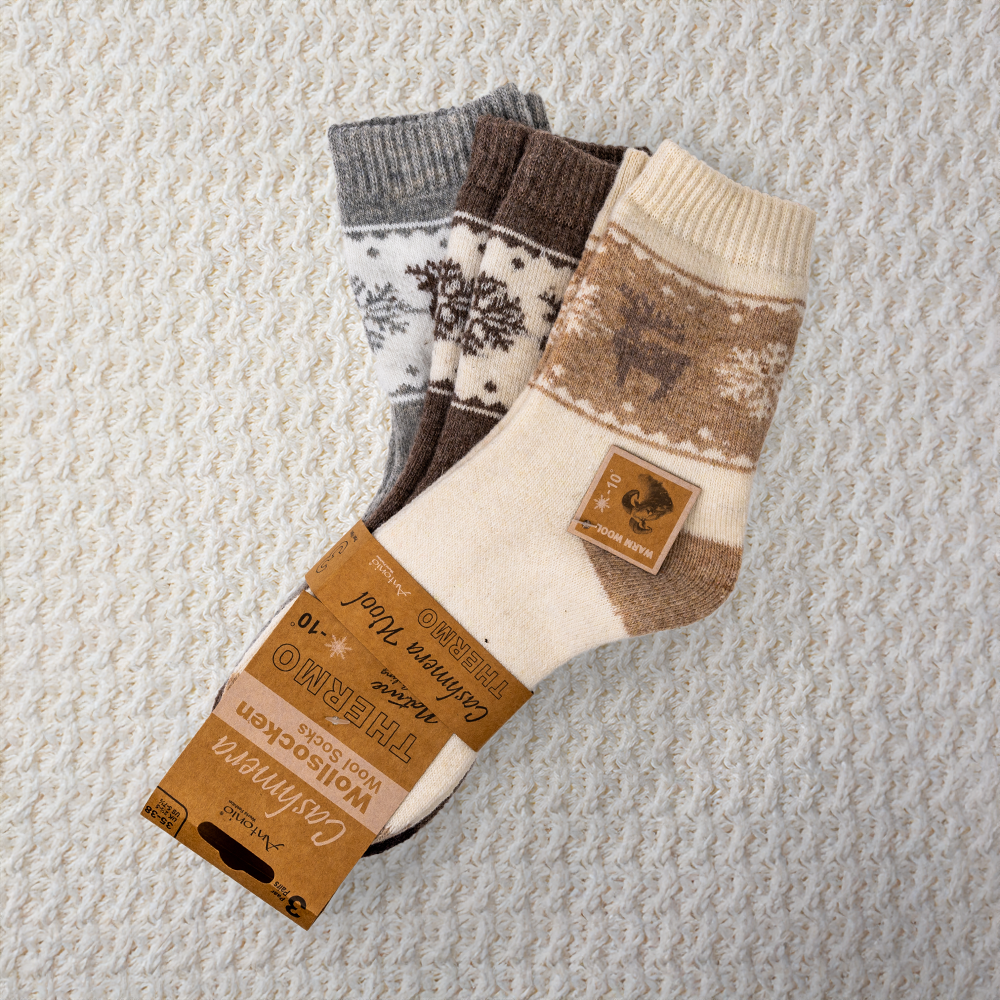 Calzini Renna Donna - Confezione da 3, assortiti