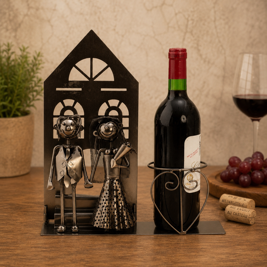 Portabottiglie da vino 'Coppia di sposi'