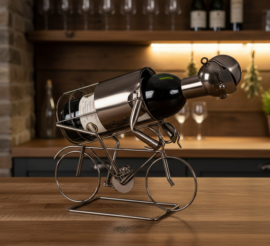 Portabottiglie da vino 'Ciclista'