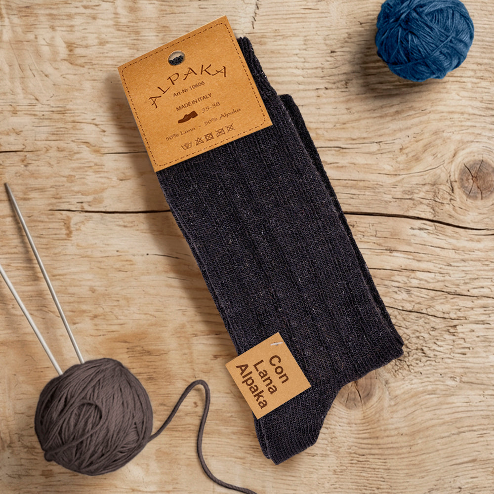 Calze Alpaca leggere - Nere