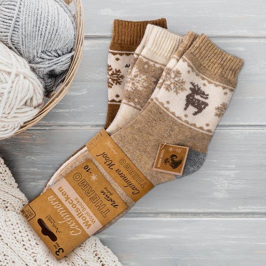 Calzini Renna Donna - Confezione da 3, assortiti