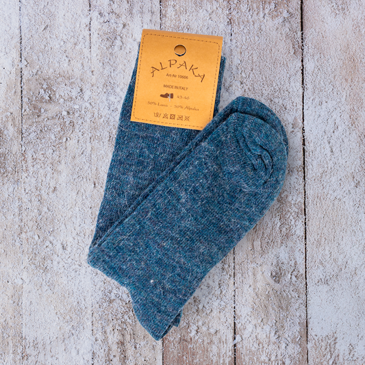 Calze Alpaca leggere - Blu