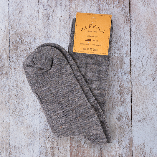 Calze Alpaca leggere - Grigio chiaro
