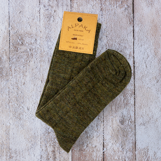 Calze Alpaca leggere - Verdi